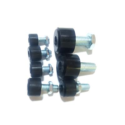 China Rubber head machine bolts manufacturers supply various types of plastic head screws for sale