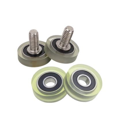 China Machinery Repair Shops Rubber Coated Magnet Bearing PU Precision Technology Wheel Rubber Coated Bearing Accessories Supplier for sale