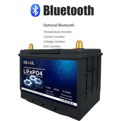 China Uninterruptible Power Supplies ESAUL Custom High Discharge Rate Cranking lifepo4 12v 100ah Lithium Battery For Marine Boat Trolling Motorhome for sale