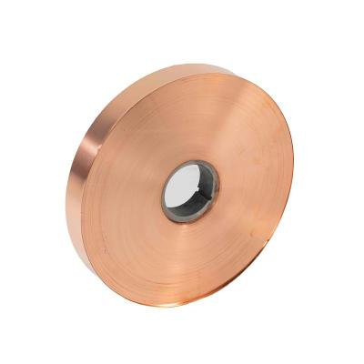 China Industry / factory lithium battery manufacture various high quality copper foil strip roll manufacturers copper foil roll for sale