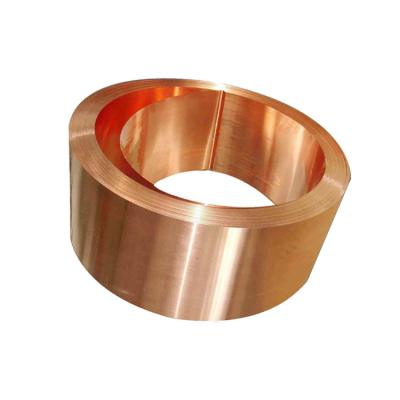 China Various industries factory price cheap copper strip coil copper strips for shielding for sale