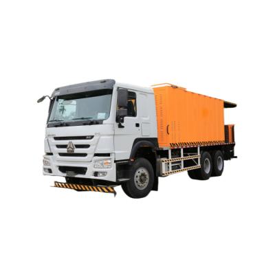 China Sinotruk HOWO 8x4 Micro Surfacing Slurry Paver Pavement Asphalt Truck Machine for sale