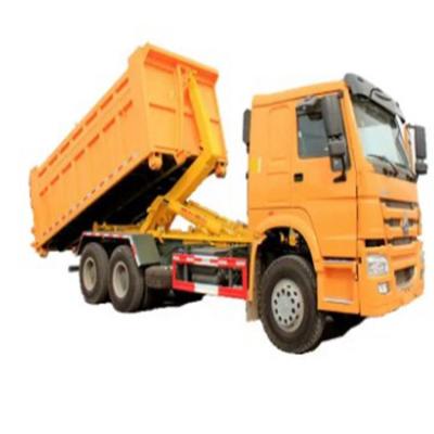 China EURO 2 Elevadores de lixo com gancho traseiroCamiões de lixo com caixa hidráulico Sinotruk Howo 4x2 6x4 20CBM 25CBM 18m3 20m3 à venda