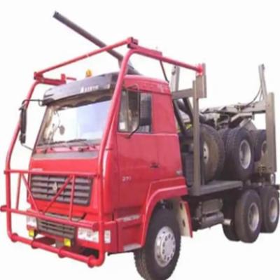 China 4X2 6X4 Traktor SINOTRUK Holzholz mit 3 Achsen 4 Achsen Flachbett für die Philippinen zu verkaufen