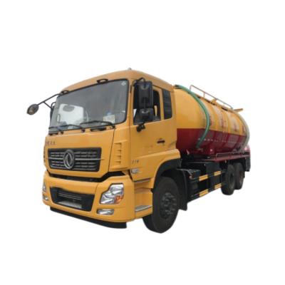 China 6X4 18000 Liter Abwassersaugfahrzeug Dongfeng 18 Tonnen 10 Räder Vakuum Sanitärfahrzeuge zu verkaufen