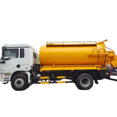 China SHACMAN L3000 4000 Liter 4X2 Vakuum Abwasserreinigung Tanker Stuhlschlamm Saugwagen zu verkaufen