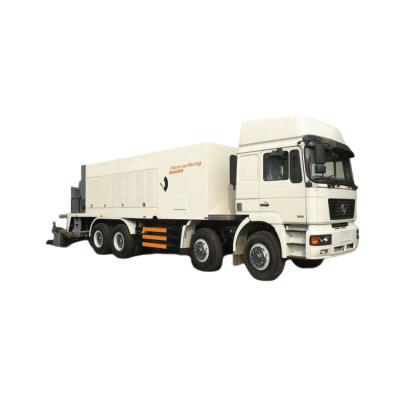 Cina 12 pneumatici Sinotruk HOWO 6x4 Asphalt Slurry Sealer Slurry Seal Truck con 16m3 Gravel Tank Sealer per la manutenzione stradale in vendita