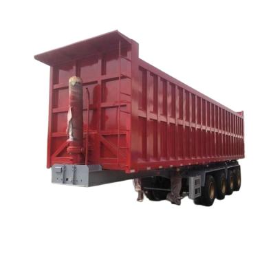 China 4 AXLES Tipper Semi Trailer Maximum Load 50ton for sale