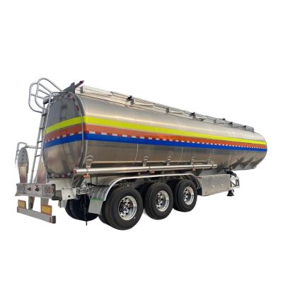 China 45000 Liters Diesel Oil Fuel Tanker Trailer Tri-Axle Tank Semi Trailer Manufacturer for sale