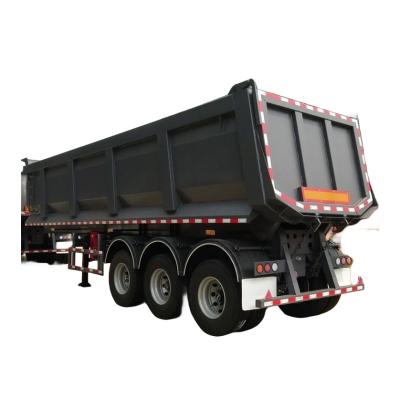 China 3 Axle 30CBM Semi Dump Trailer Tipper Semi Trailer Transport Sandstones, Ore for sale