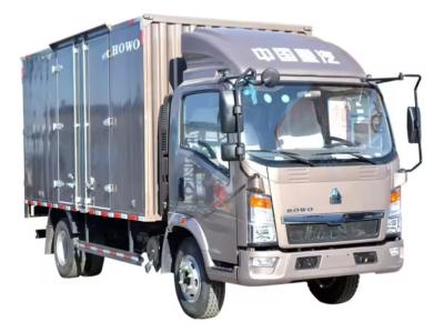 China Howo 3 Ton 4x2 Van Box Cargo Truck Lorry Truck For Mali Market For Sale for sale