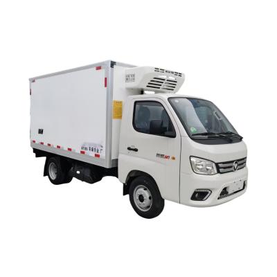 China FOTON TM2 Small Mini Refrigerater Truck 2.5 Ton Gasoline Engine 4*2 Freezer Insulation Truck for sale