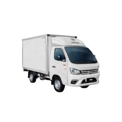 China Foton Euro 2 Diesel 10 Ton Van Box Cargo Truck Light Truck For Food Traxportation for sale