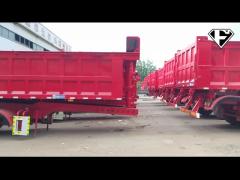 4 AXLES Tipper Semi Trailer Maximum Load 50ton