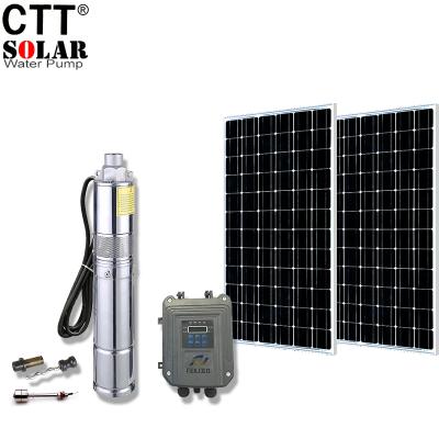 China Water Treatment Solutions 1hp DC Rotar Helical Solar Pump Portable Solar Powered Irrigation Water Pump for sale