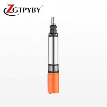 China Inch 24 volt bomba de agua dc solar water pump family homes 3 water pump 48v 60v 0.5hp small submersible dc brush for sale