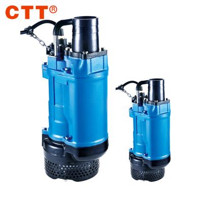 China 7.5horsepower portable electric pump drainage raw water intake sludge dewatering submersible mud pump for sale