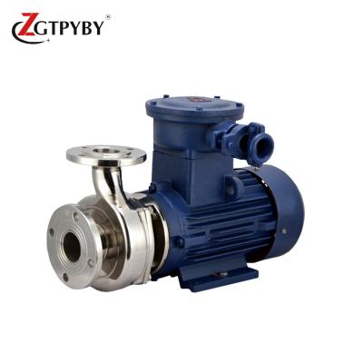 China Food And Beverage Industry Transfer SS Chemical Centrifugal Pump Mini Water Pressure Booster Pump 3HPJuice Milk Chemical Liquid for sale