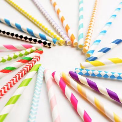 China Europe Standard Daily Life Use Eco Friendly Drinking Paper Straws With Biodegradable for sale