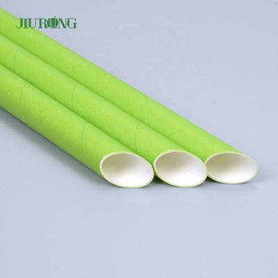 China 10mm Pointed Terminal Tea Biodegradable Straw Individual Wrap Drink Straw Biodegrad Bubble 12mm for sale