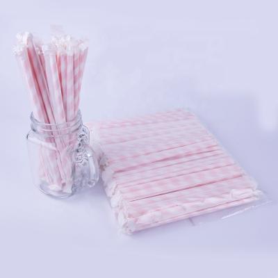 China White Paper Drinking Disposable Straws Individually Wrapped For Drinking Eco - Friendly for sale