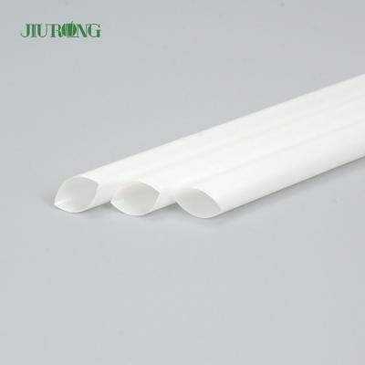 China Jiurong 100% Compostable Disposable PLA Drinking Straws 6mm 8mm 12mm Straw Individually Wrapped Biodegradable for sale