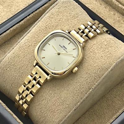 China Luxury Water Resistant IBSO 9228 Ladies Stainless Steel Chain Around Square Face Edged Watch for sale