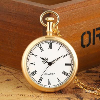 China Non-Specific Alloy Case Quartz Gold Plated Custom Promotional Gifts Pocket Watch for sale