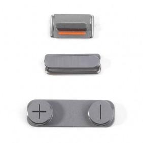 China Grey for iPhone 5s 3 in 1 Button Key Kit Set (Power/ Volume/ Mute) for sale