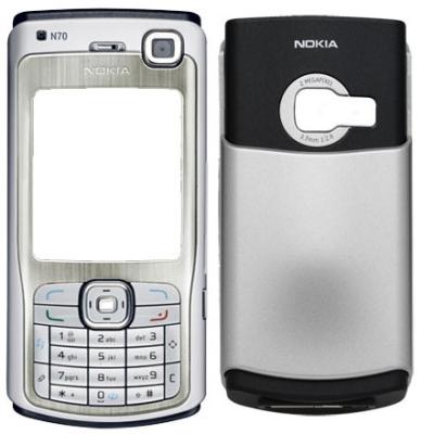 China genuine nokia n70 replacement housing silver for sale