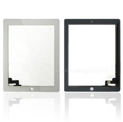 China iPad 2 Touch Screen Digitizer Panel Glass Assembly with Adhesive And Button for sale