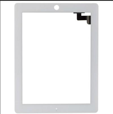 China iPad 2 Touch Screen Digitizer Panel Glass Assembly with Adhesive And Button White for sale