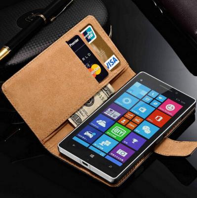 China Nokia Lumia 930 Phone Cover Case Wholesale Flip Leather Book Style Luxury Stand Wallet for sale