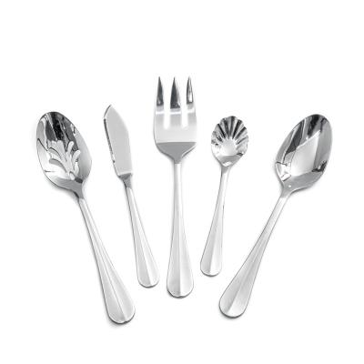 China Customized viable sliver table spoon stainless steel tea spoon dessert fork salad fork wholesale for sale