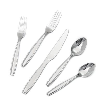 China Sustainable 20-Piece Silverware Flatware Cutlery Set Stainless Steel Utensils Service For 4 Kitchen Cutlery for sale