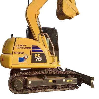 China Quasi-new PC70 easy operation excavator shop excavator shop second hand construction machinery for sale