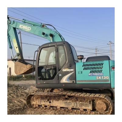 China Earthmoving Machinery Mini Excavator Second Hand Kobelco Sk130 Used Excavator For Sale for sale