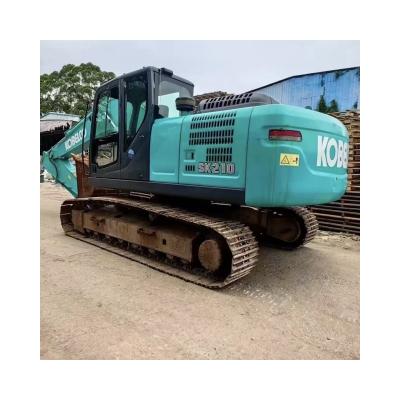 China Earthmoving Machinery Mini Excavator Used Kobelco Machinery Kato SK210LC Hydraulic Crawler Excavators for sale