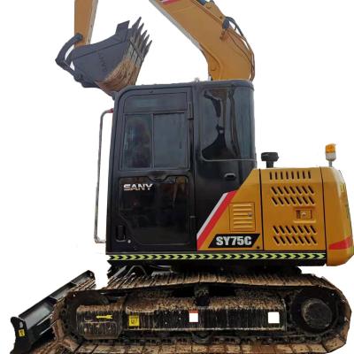 China Easy operation hot sale used SANY 75C excavators with high quality and low price on hot sale in Hefei yard for sale