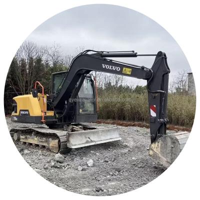 China Original Mini Excavator Ec Earthmoving Excavator Buy Used Excavator Volvo Machinery 80 8 Ton Crawler Diggers for sale