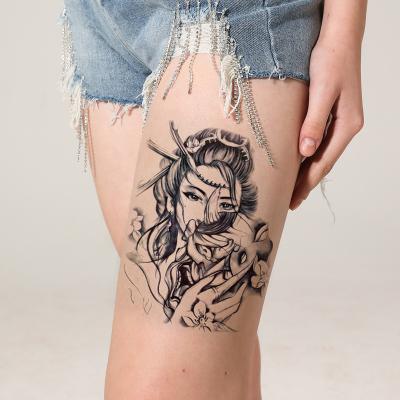 China Beautiful Girl Art Girl Tattoo Body Sticker Water Transfer Temporary Body Tattoo Temporary Art Stickers for sale