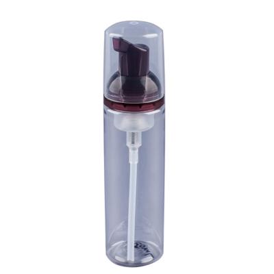 China Non Spill Hot Sale Reusable Inline Spring Cosmetic Plastic Bottle With Foam Pump for sale