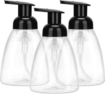 China Non Spill Soap Pump Foaming Dispensers Bottles 300ml Hand Transfer Pump Plastic Wash Bottle for sale