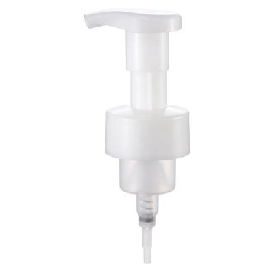 China Non Spill Plastic Liquid Shampoo Foaming Pump 43mm Foam Dispenser Soap Foamer Bottle Pump for sale