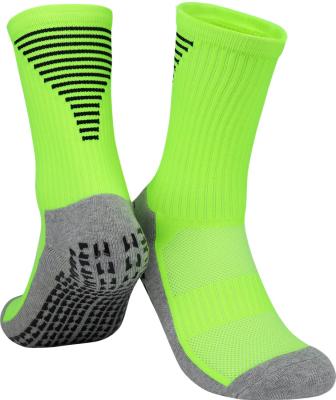 China Manufacturer Wholesale Custom Anti slip soccer sock elite anti slip football jars pure cotton nylon men fashion sports crew socks for sale