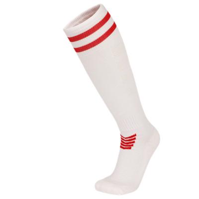 China Viable Custom Logo White Black Crew Socks men fashion elite cotton for man design football sock elasticity football meias highs for sale