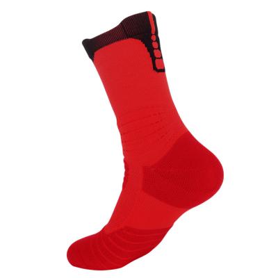 China Breathable the latest design elite socks are suitable for basketball socks, nylon wear-resistant materials, football sports socks for sale