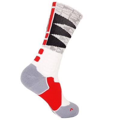 China Manufacturers Wholesale Men's and Women's Sports Breathable Socks Long Tube Breathable Colorful Striped Fashionable Cotton Socks for sale