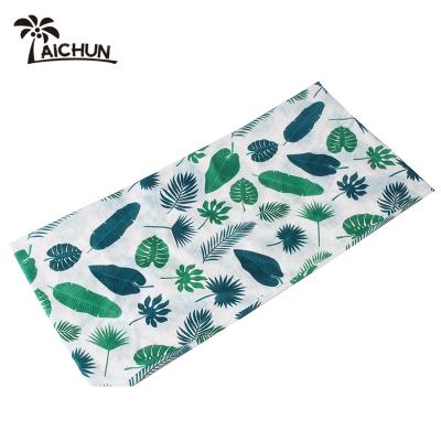 China 100% Recycled Feeling Polyester Sublimation Style Pattern Color Square Scarf Soft Smooth Material Bandana Neck Cuff for sale