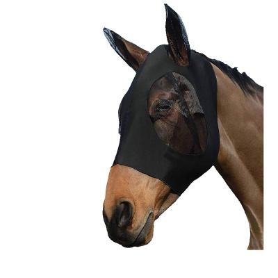 China Durable Breathable Fly Proof Mesh Horse Mask Summer Protection From Pet Eyes And Mosquitoes For Family Horse Pet Fly Mask for sale